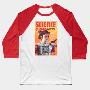 Small Wonder Vintage Pulp Magazine Baseball T-Shirt